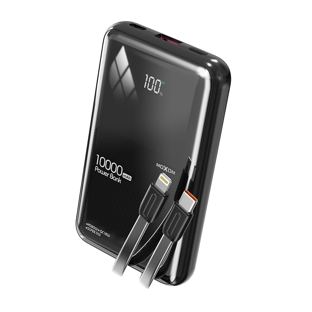 Power bank Moxom MX-PB153 super brzi PD20W QC18W SCP22.5W 10000mAh 3A crni-0