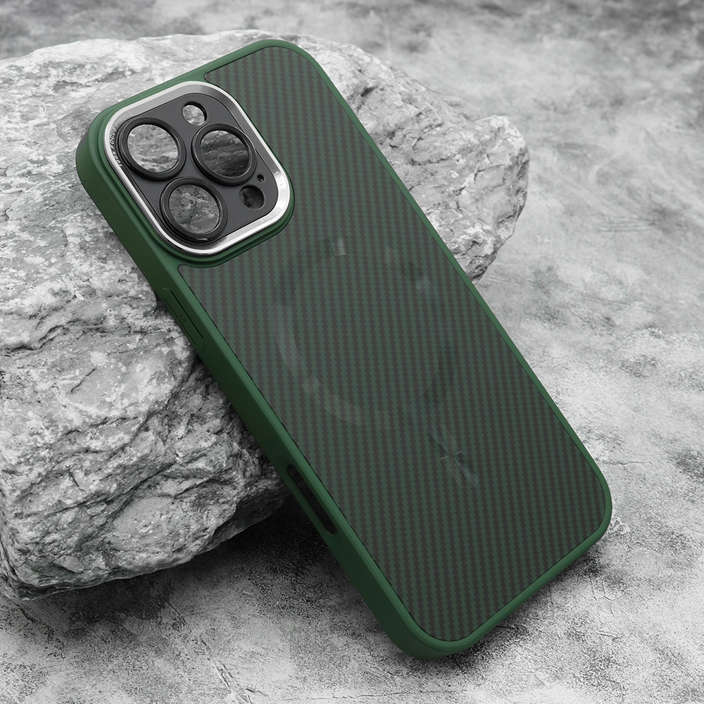 Futrola CARBON MagSafe za iPhone 16 Pro Max (6.9) zelena-0