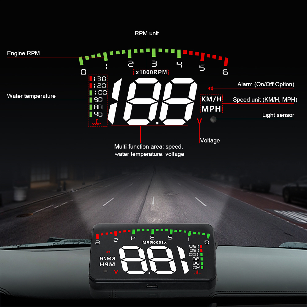 HUD uredjaj za automobil A900-3