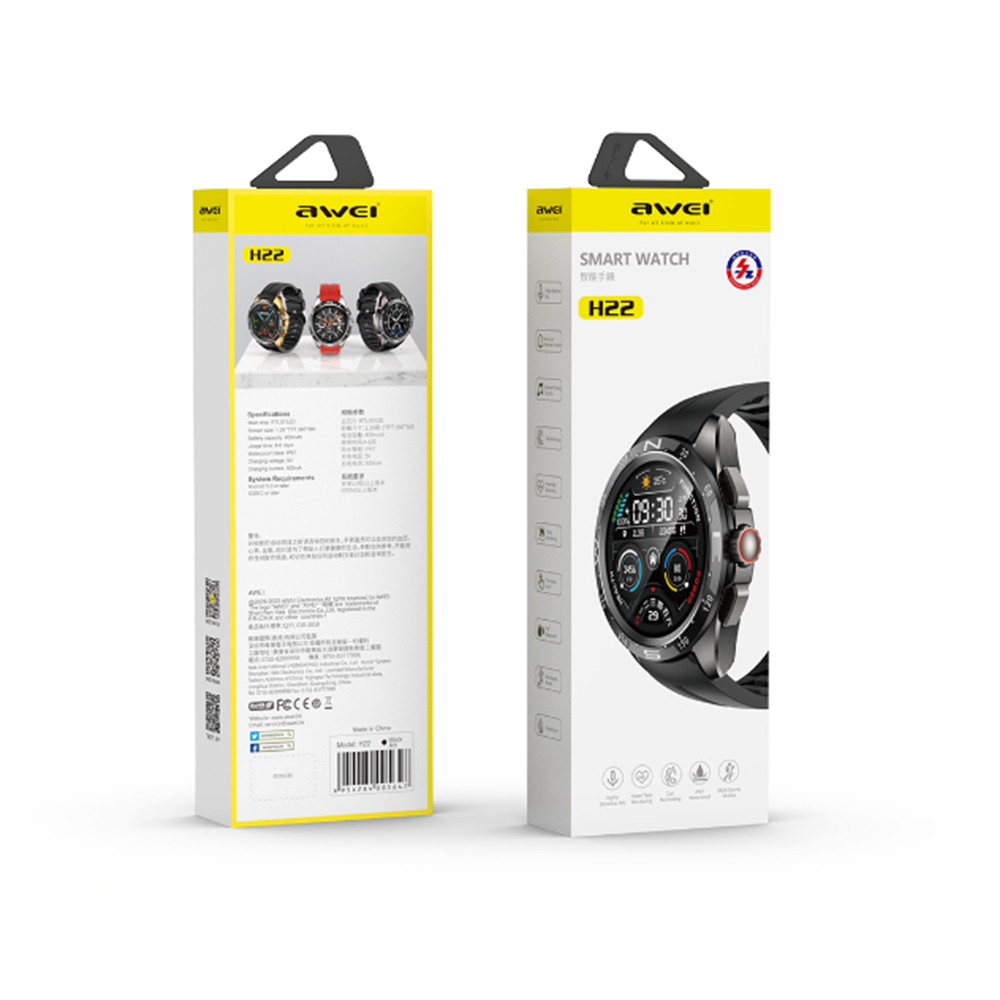 Smart watch AWEI H22 srebrni-3